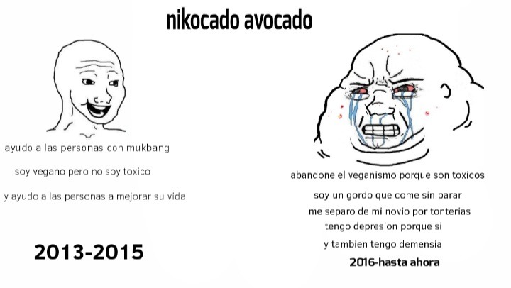 Nikocado avocado - meme