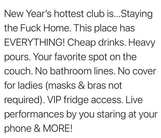New Year's Hottest Club - meme