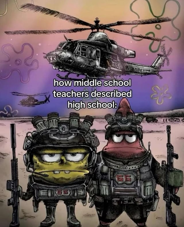 Middle school teacher meme