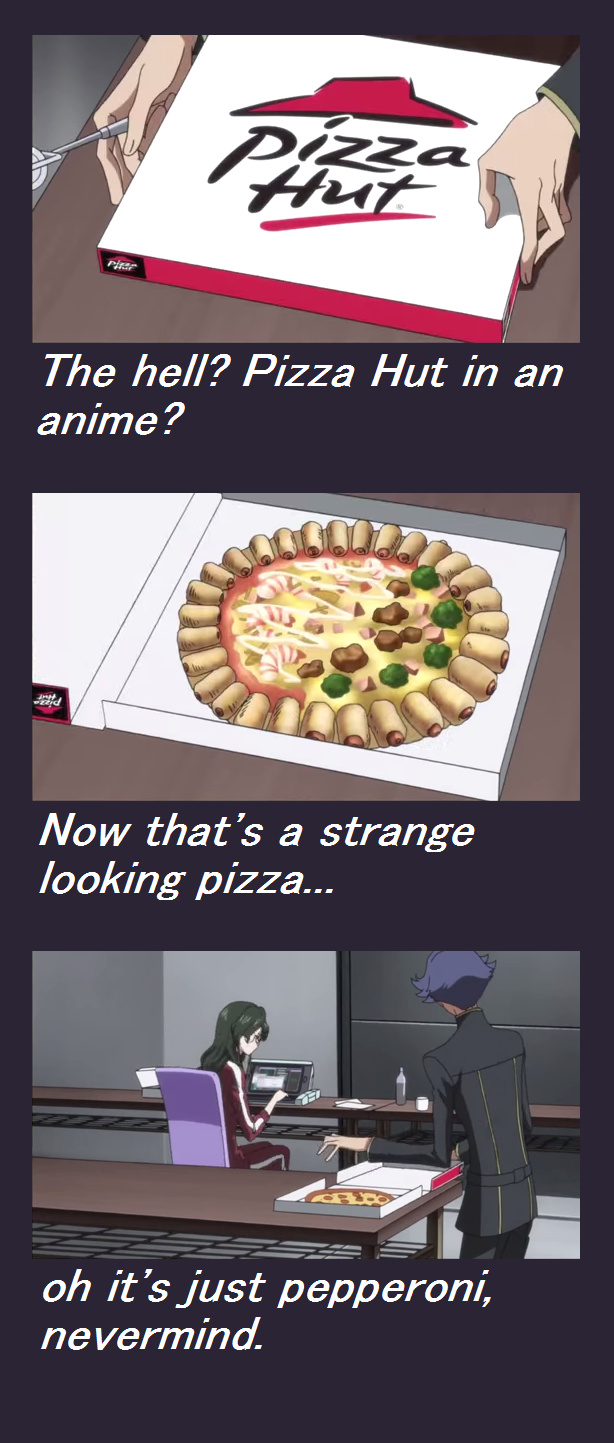 Pizza In Anime - meme
