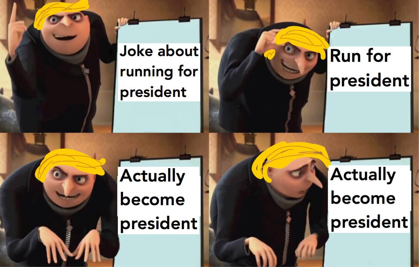 Trump's plan - meme