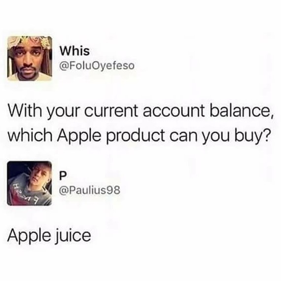 Apple sucks anyways, fite me - meme