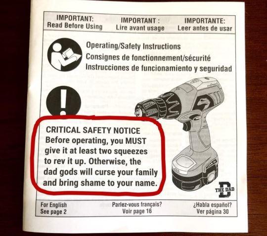 Critical Safety Notice - meme