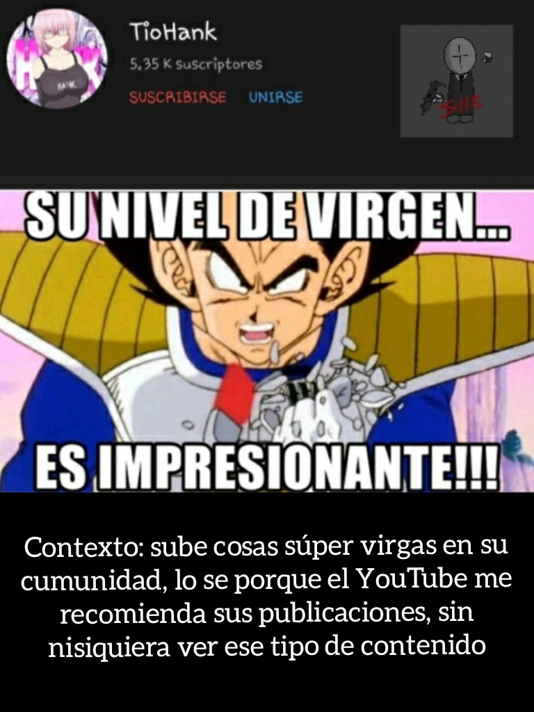 Creo que yt me recomienda sus publicaciones por su nombre, TioHank, Hank, madnnes combat, PD: gracias Un_terrorista_común por la plantilla :cool: - meme