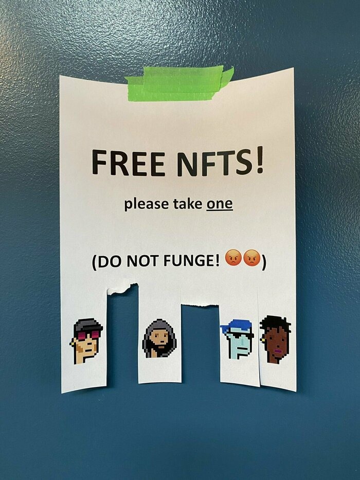 Free NFTs - meme