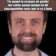 Moi je dit feuillé au chocolat - meme