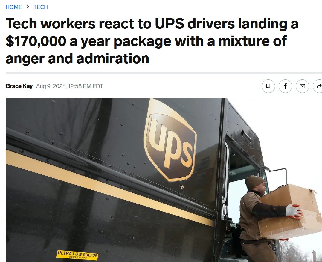 UPS drivers killing it - meme