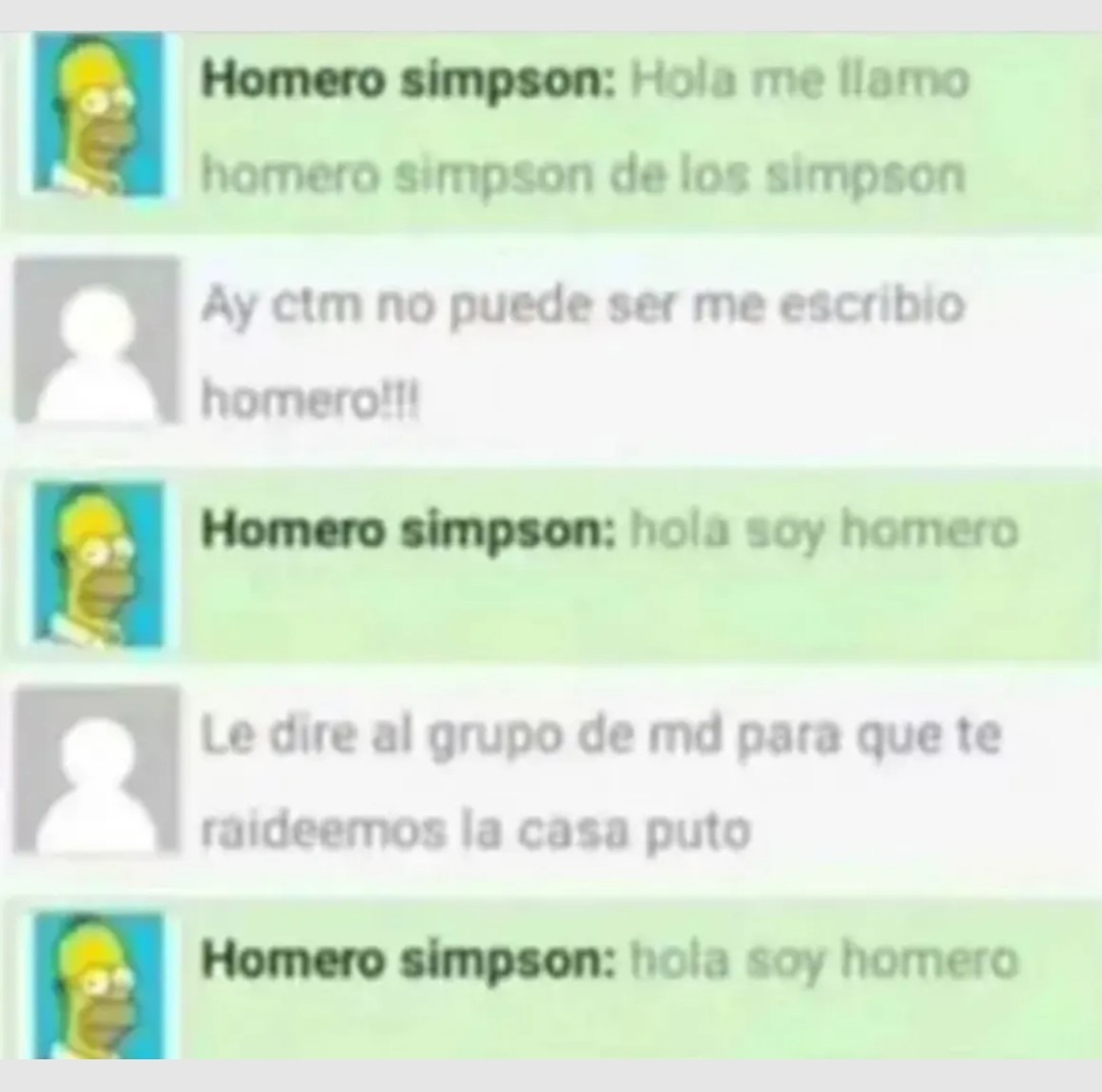 Ola soy Homero sinso - meme