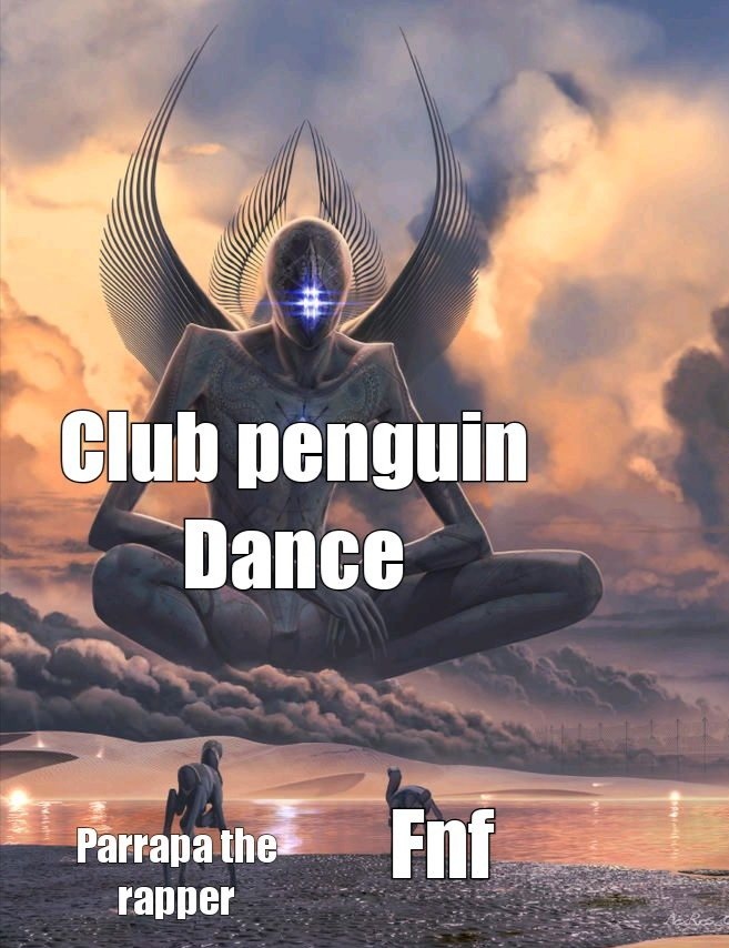 Club Penguin God Fnf ZZZ - meme