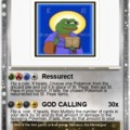 St. Pepe the Frog Pokemon Card