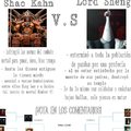 Damas y caballeros: 4° round: Shao Kahn vs Lord Sheng, ¡Vota por tu dictador favorito!