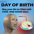 Happy day of birth