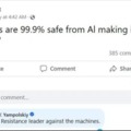 Job 99.9% safe from AI