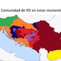 Para lo que no entiendan la imagen. se trata un mapa de la guerra de yugoslavia.