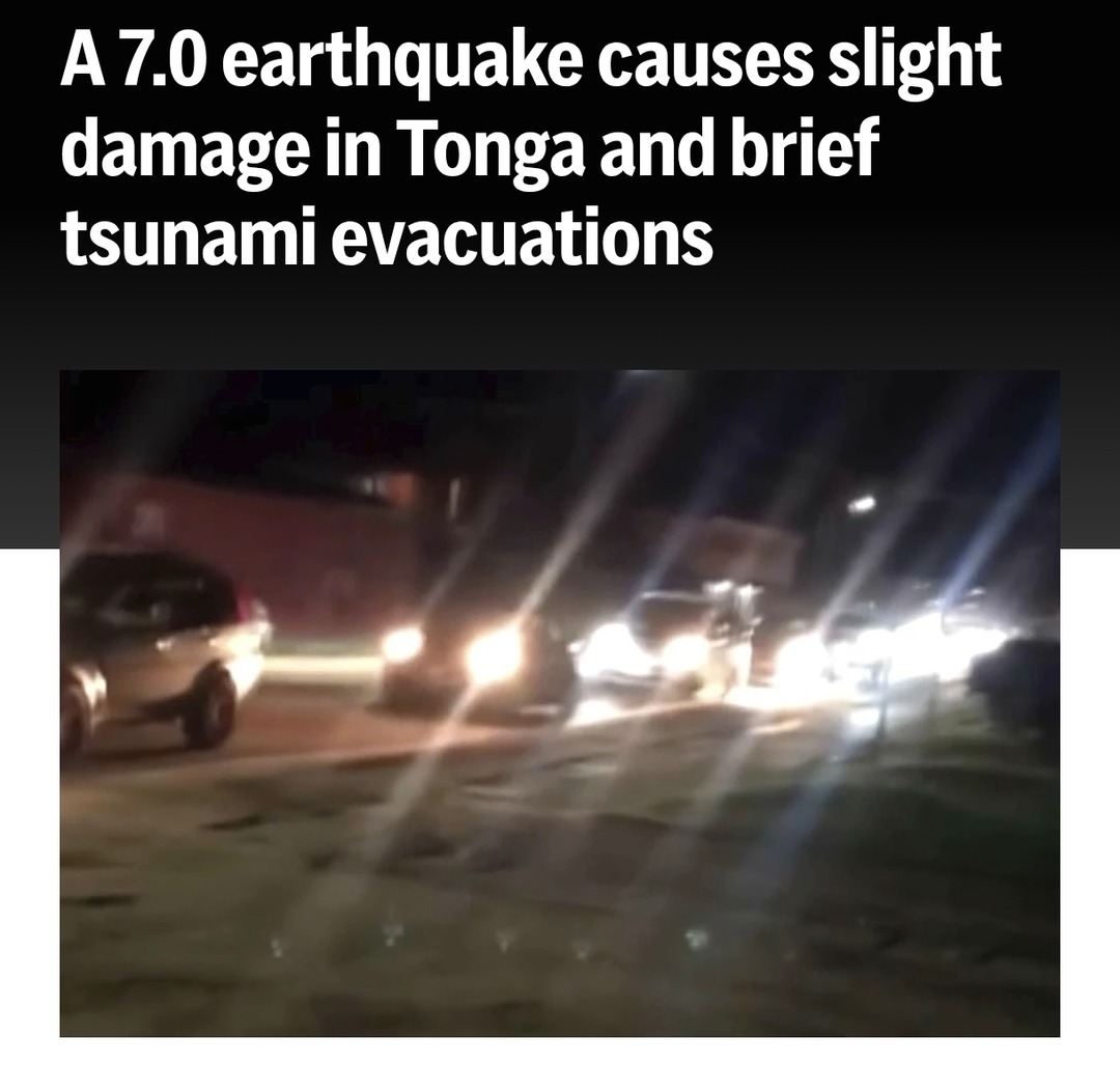 Tonga hit with 7.0 quake, tsunami warning triggered - meme