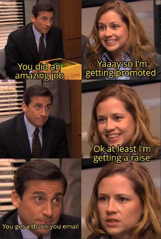 Congrats! Your reward is a vibe and a vague email - meme