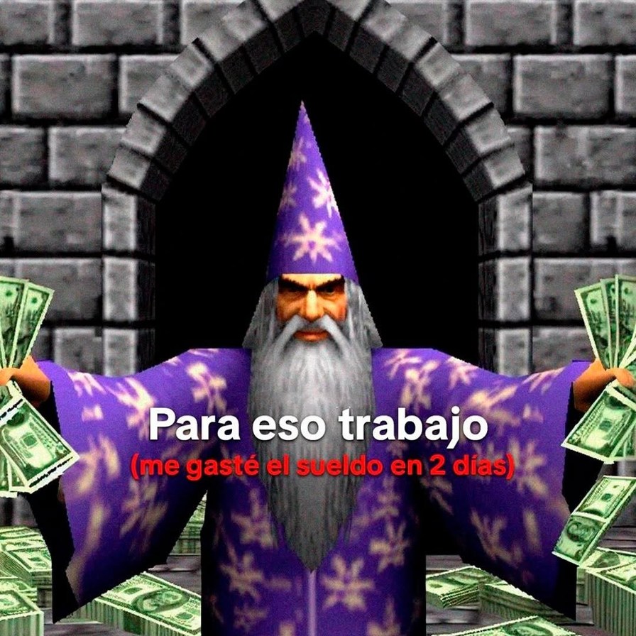 Me duró menos que el sueldo de julio - meme