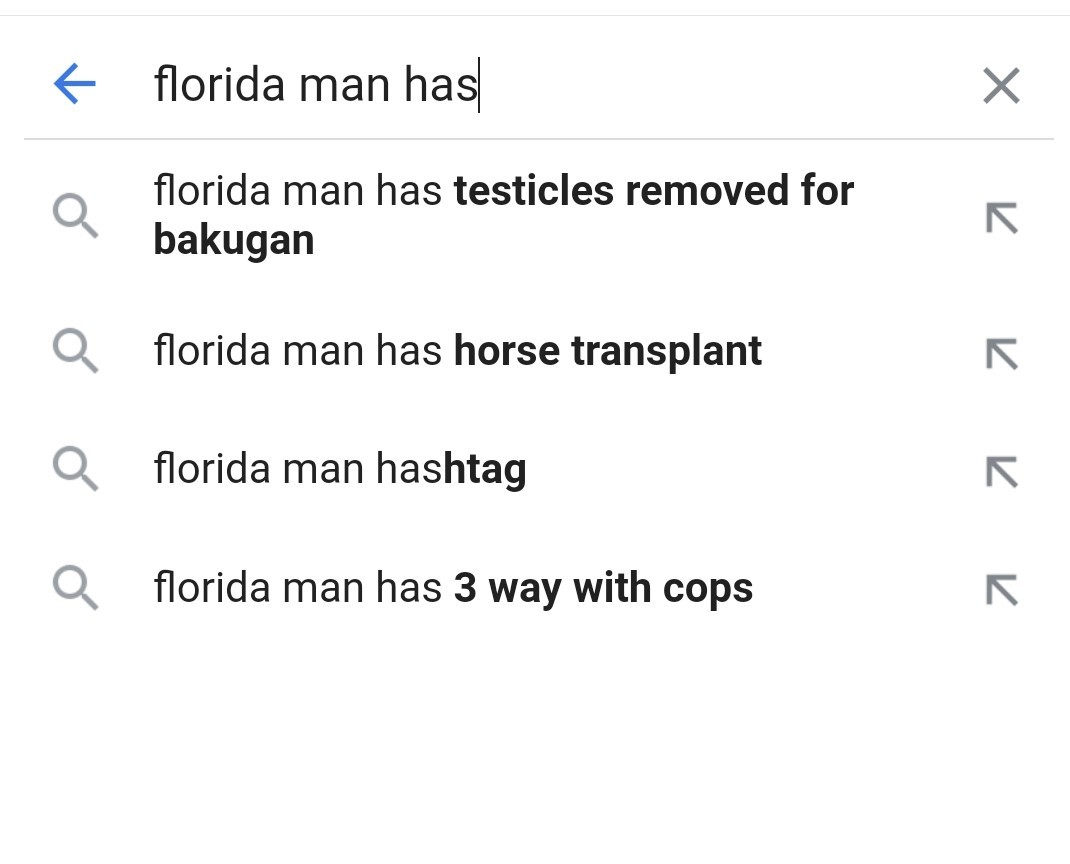 What is wrong with Florida men - meme