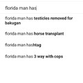What is wrong with Florida men