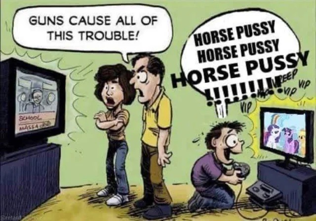 HORSE PUSSY - meme