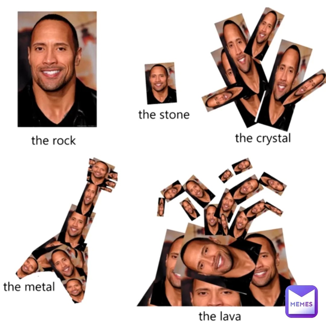 Weirdest the rock meme