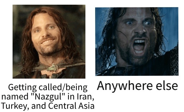 Nazgul is a name, a curse, and a vibe - meme