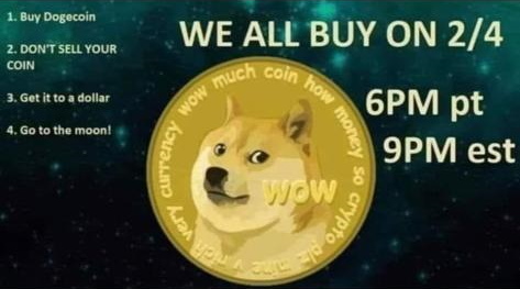 Buy. Hold. Go to the moon! - meme