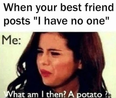 I'm potato - meme
