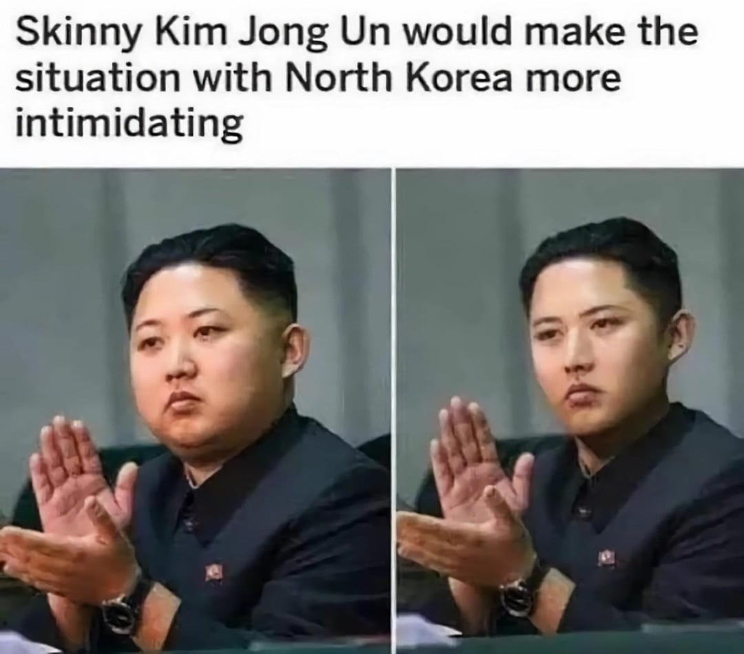 Skinny Kim Jong Un - meme