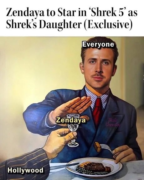 Zendaya Shrek 5 - meme