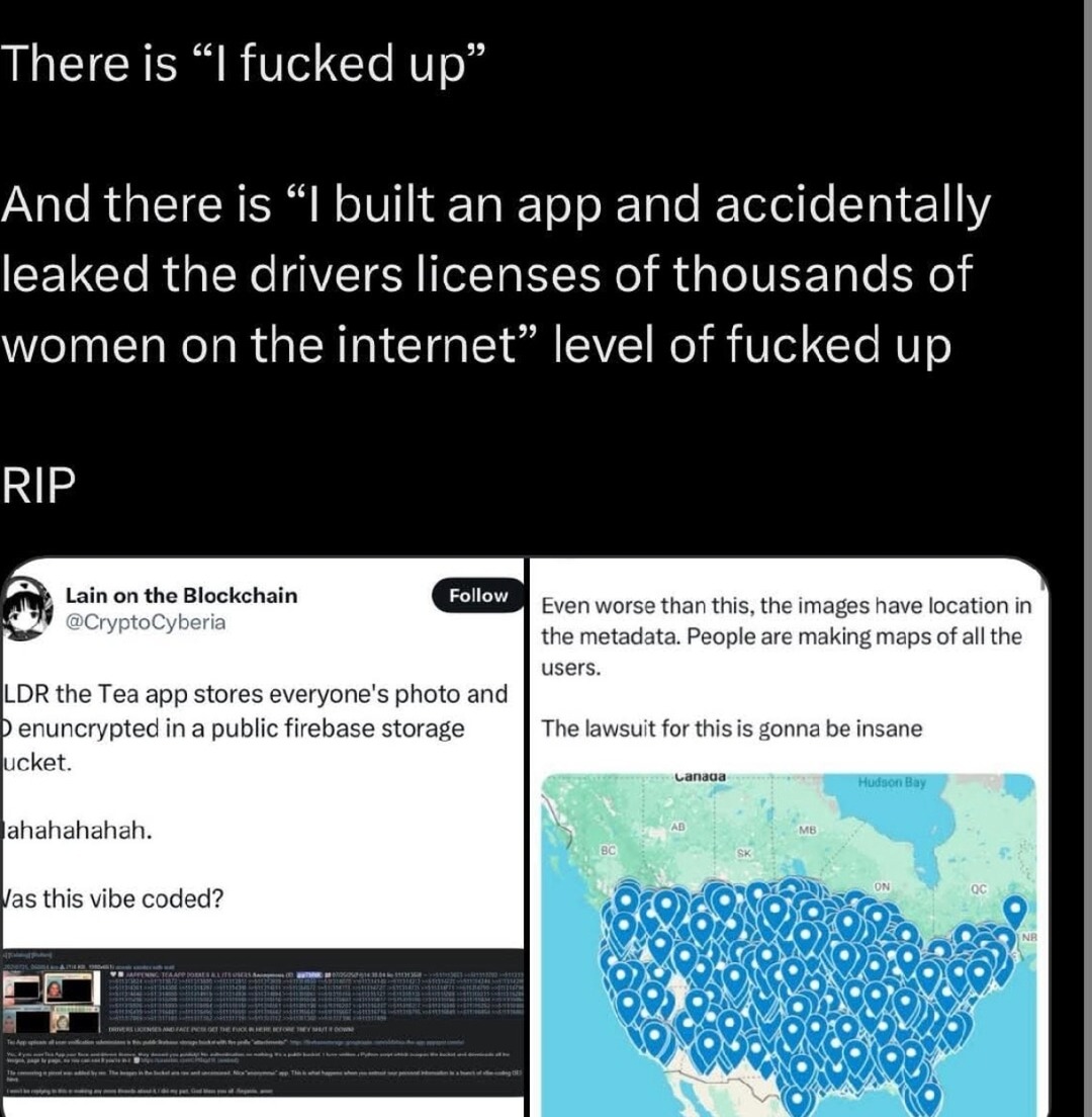 This app took data loss to a new level - meme
