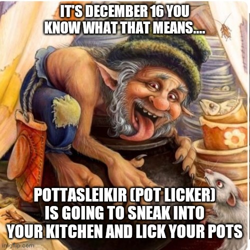 It's that time of year again for the Icelandic Yule lads - meme