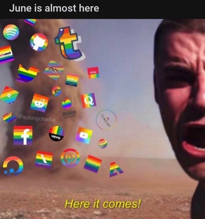 Le gay month - meme