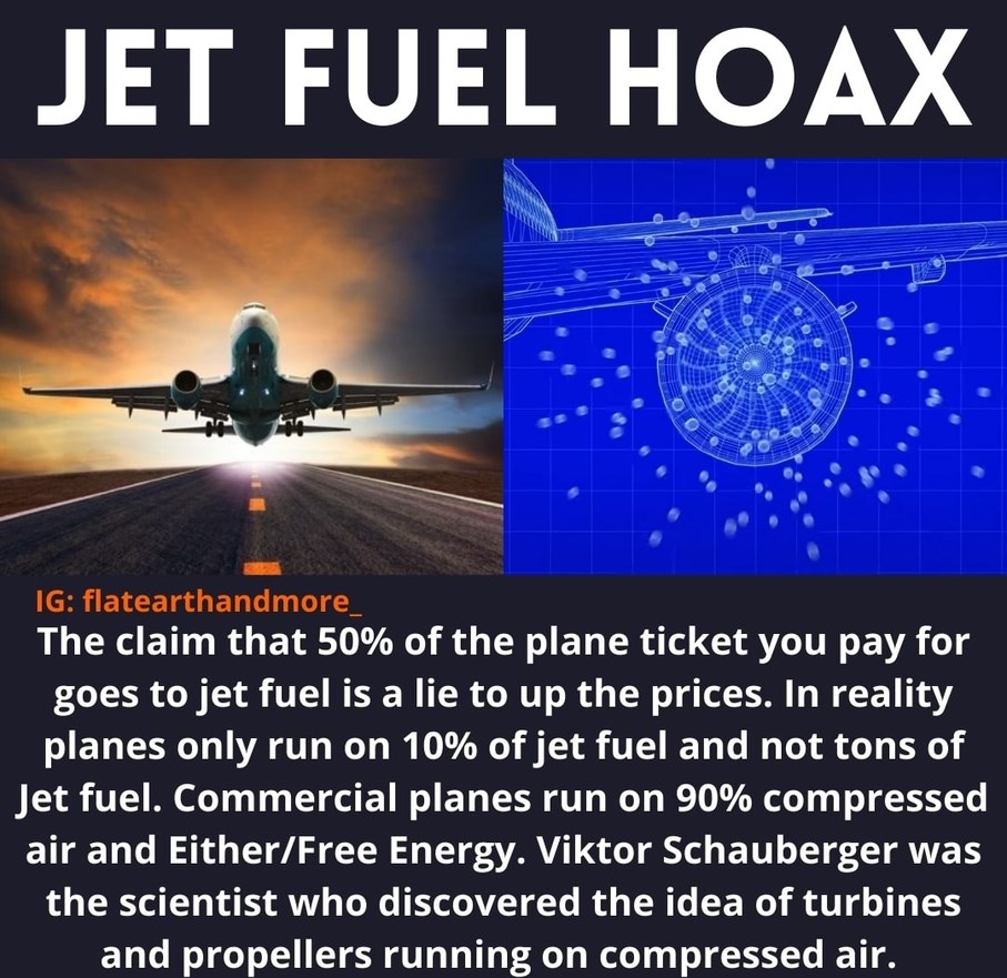 jet fuel hoax - meme