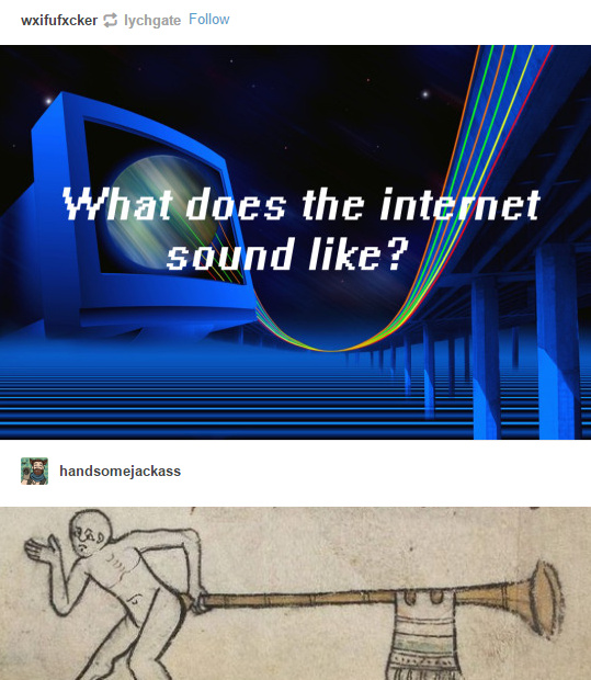 The internet sounds great - meme