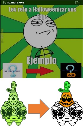 Patricio hallowen - meme