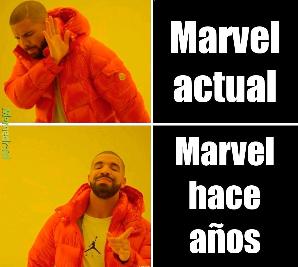 No soy muy fan de Marvel - meme
