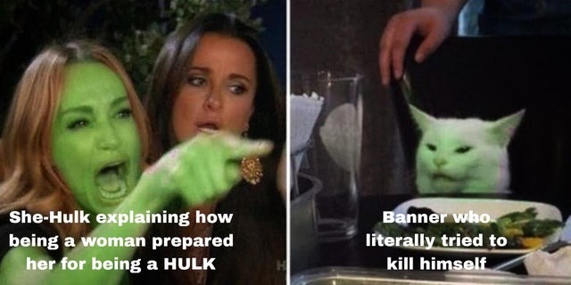 hulk and she hulk conversation