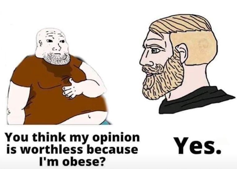 For the most part, yes. Respect yourself and you'll earn the respect of others. - meme