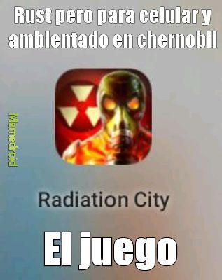 El juego es una supuesta secuela de radiation island - meme