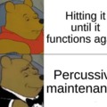Percussive maintenance
