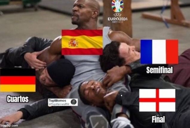 Meme de la domada de España en la final de la Eurocopa