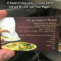 I think Megan will be getting the special sauce...