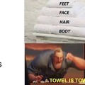 Who needs so many towels?