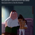 Peter Griffin and Ariana Grande meme