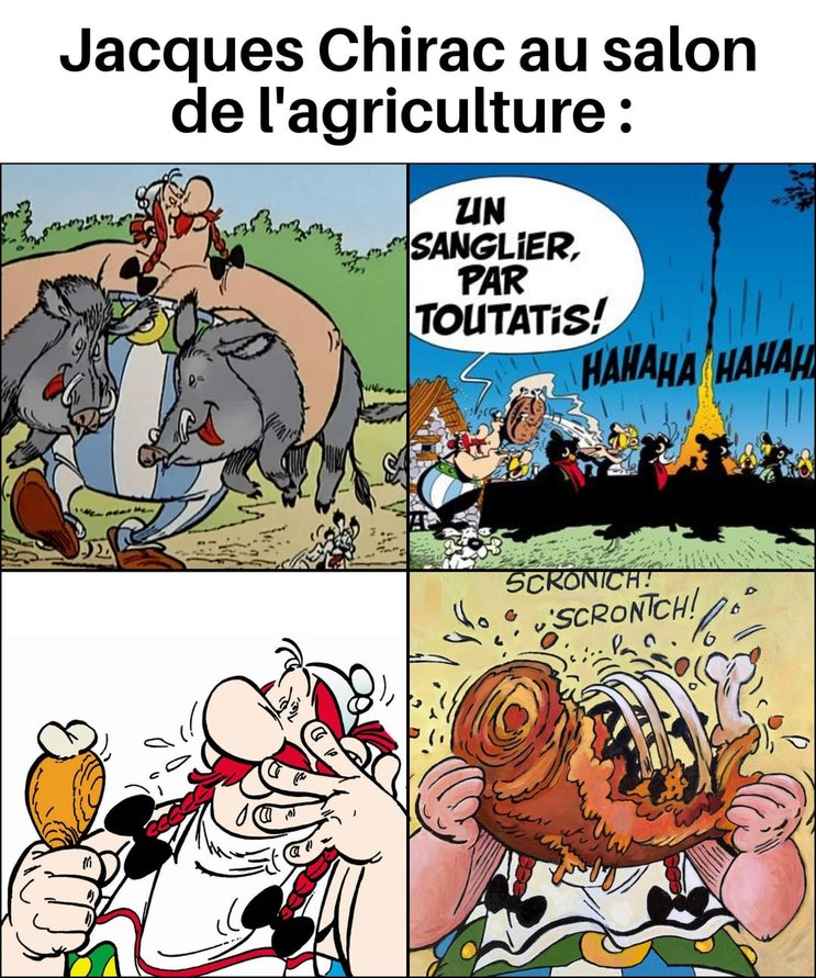 Butjuswhy et Oohla voulaient un meme sur le salon de l'agriculture, en voici un. UN!