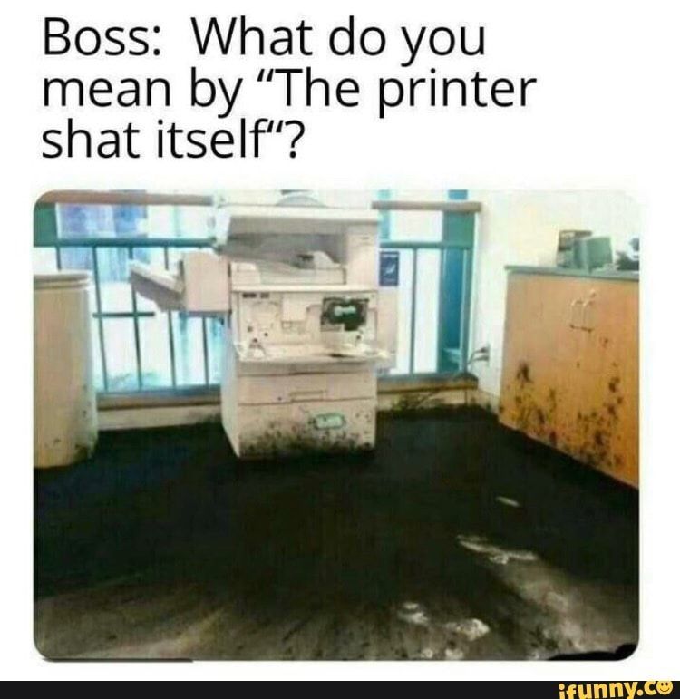 printer - meme