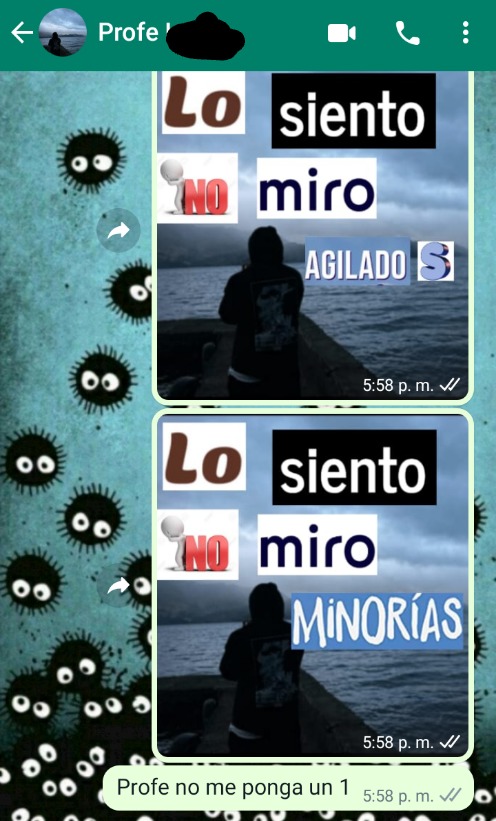 Jajaj hice meme a mi profe