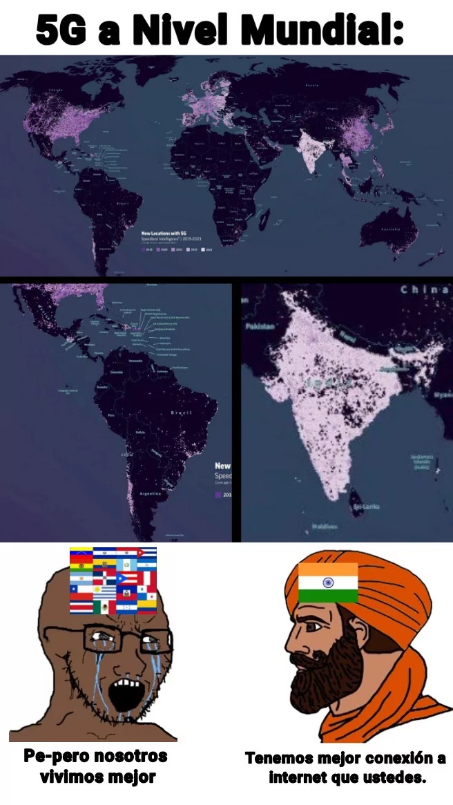 India tene mas conexion que ustedes cfffffffff - meme