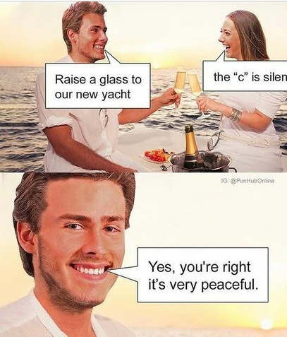 The C is peaceful - meme